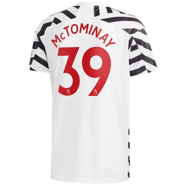 Maillot Football Manchester United NO.39 McTominay Third 2020-21 Blanc